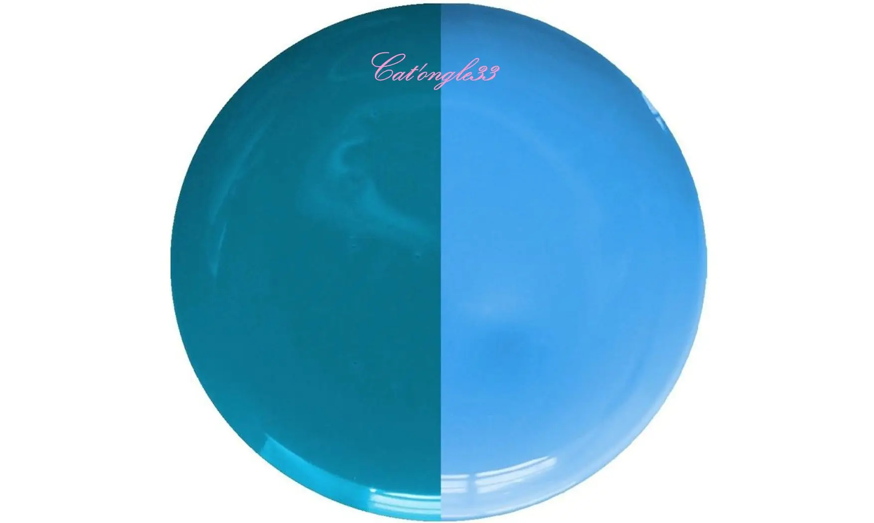 19 Gel thermo UV bleu clair/turquoise 5m