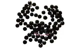 Strass rond noir 1,5mm