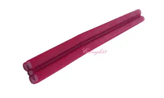 Baton fimo noeud fuchsia