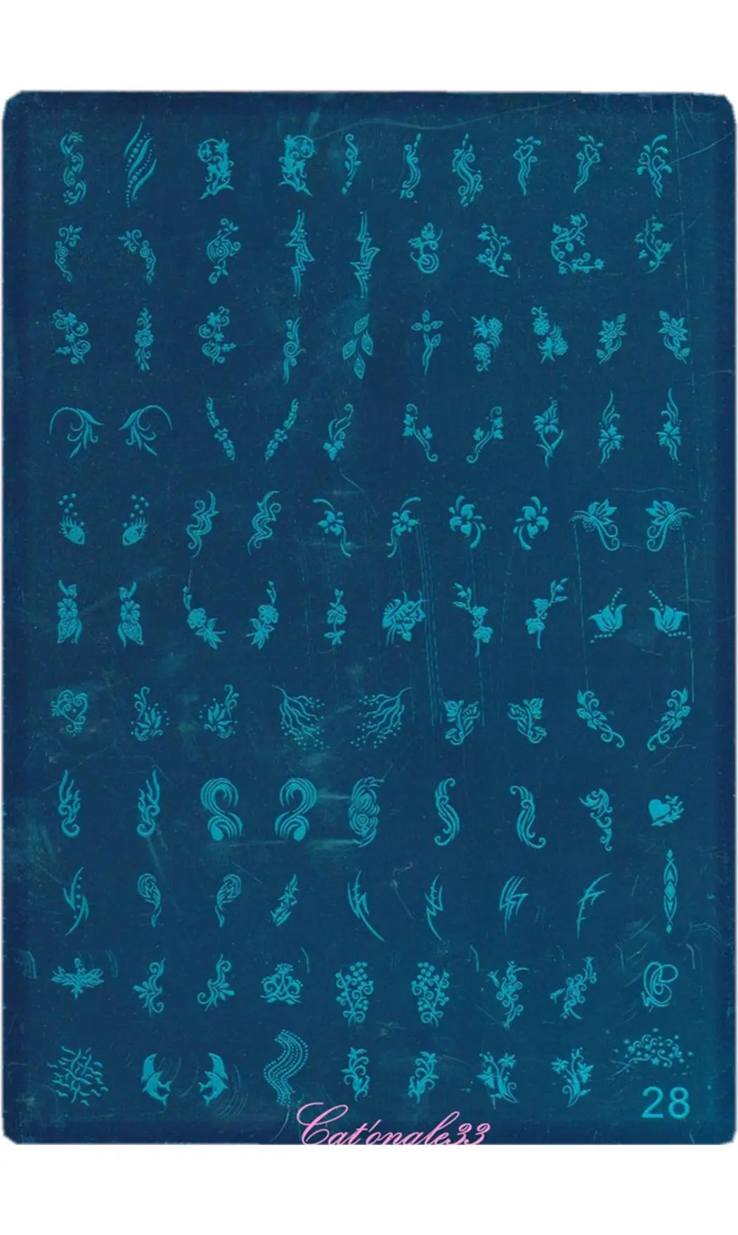 Plaque stamping XL 28 nail art