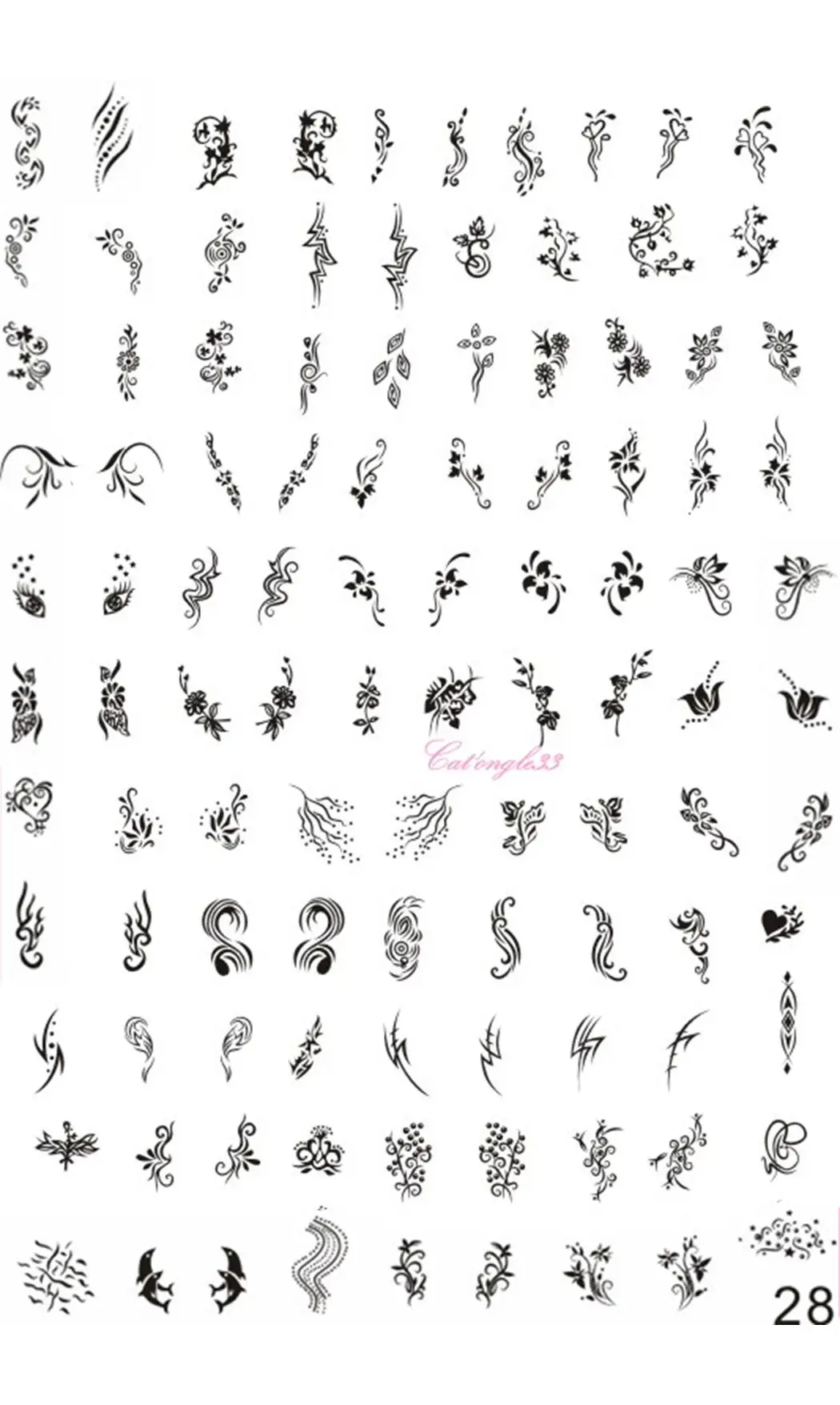 Plaque stamping XL 28 nail art