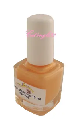 Vernis stamping 10 ml abricot