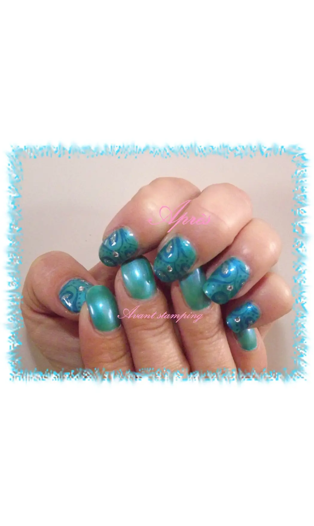 Vernis stamping 10 ml bleu roi