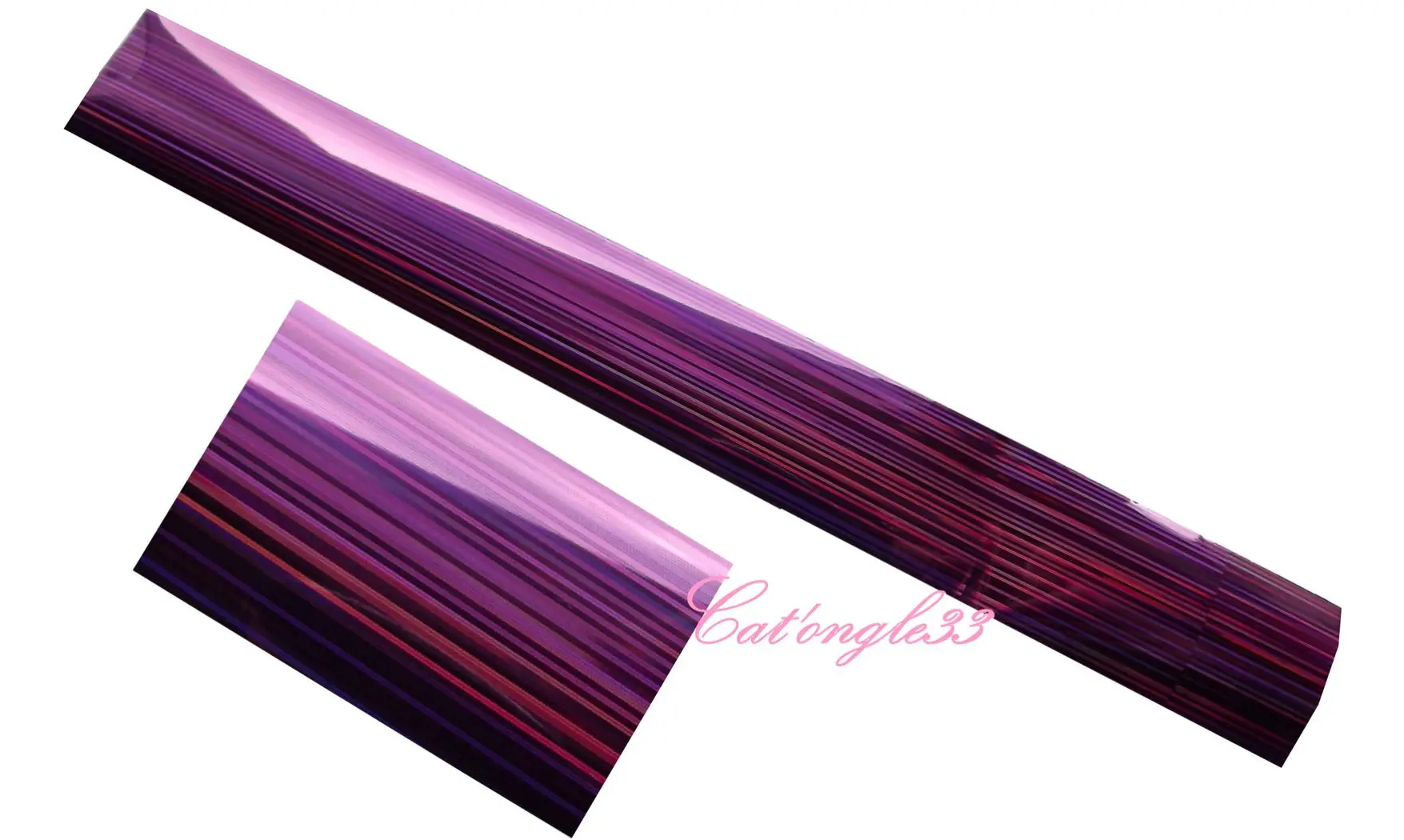 Foils lumière lilas nail art 20 cm