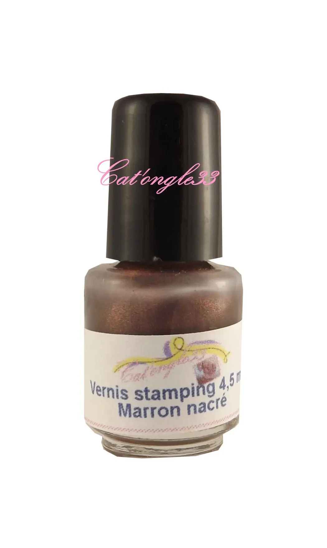 Mini vernis stamping 4,5 ml marron