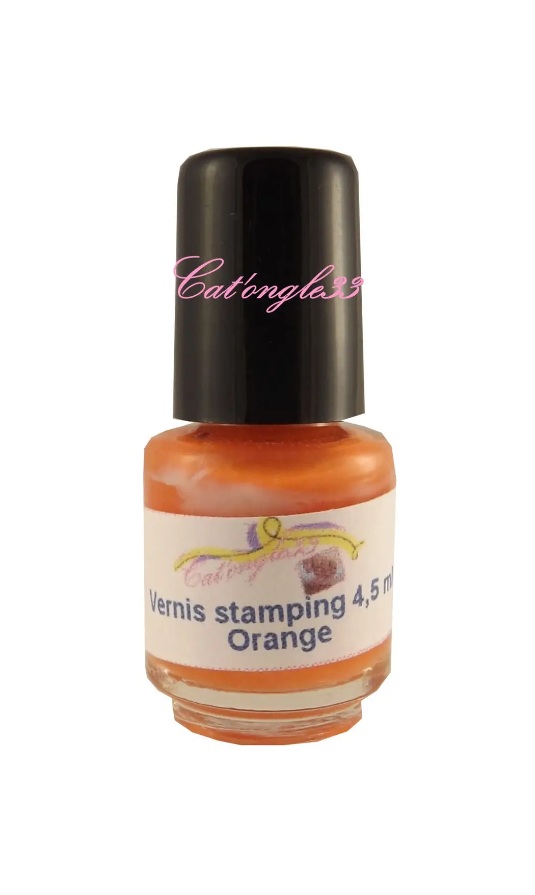 Mini vernis stamping 4,5 ml orange