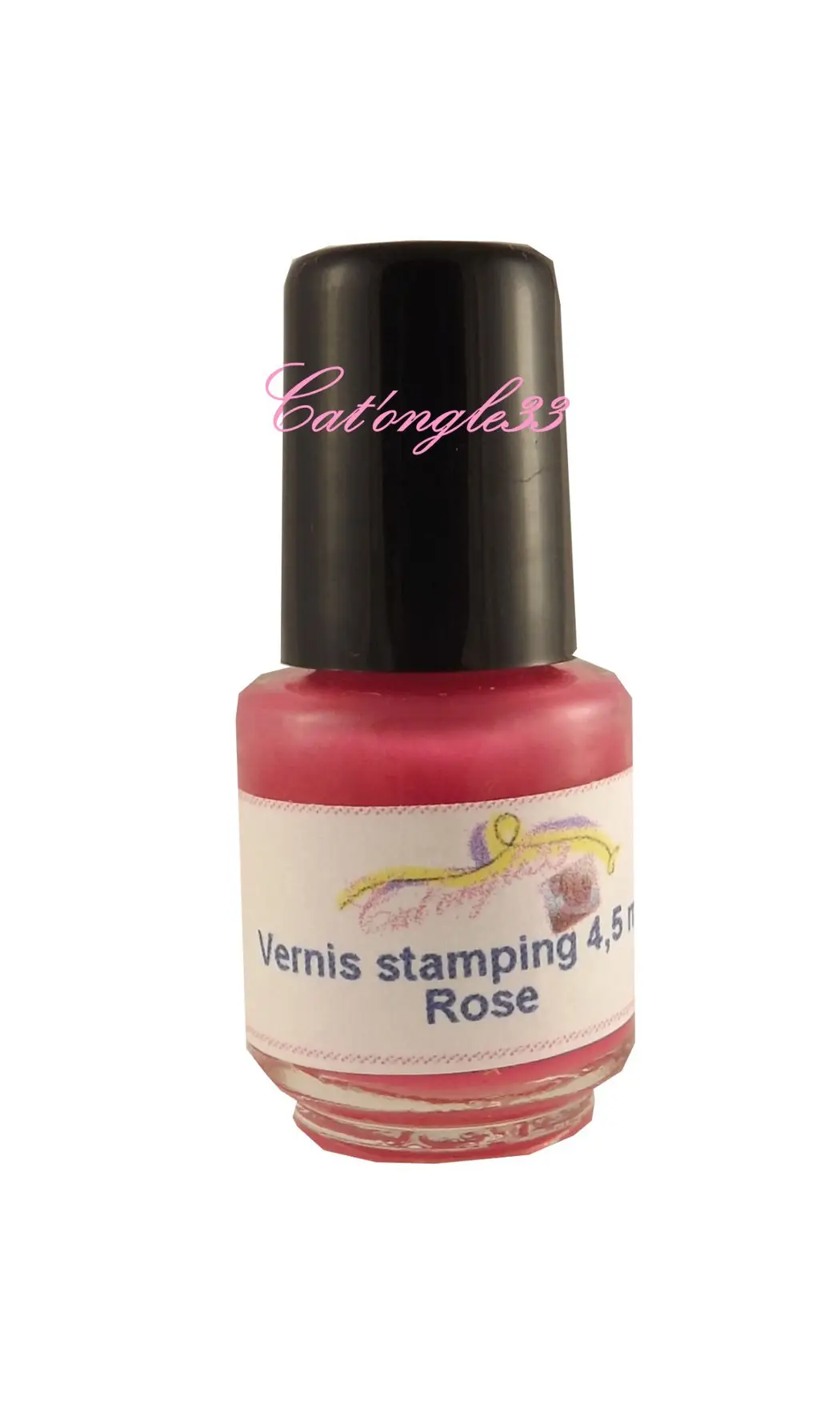 Mini vernis stamping 4,5 ml rose