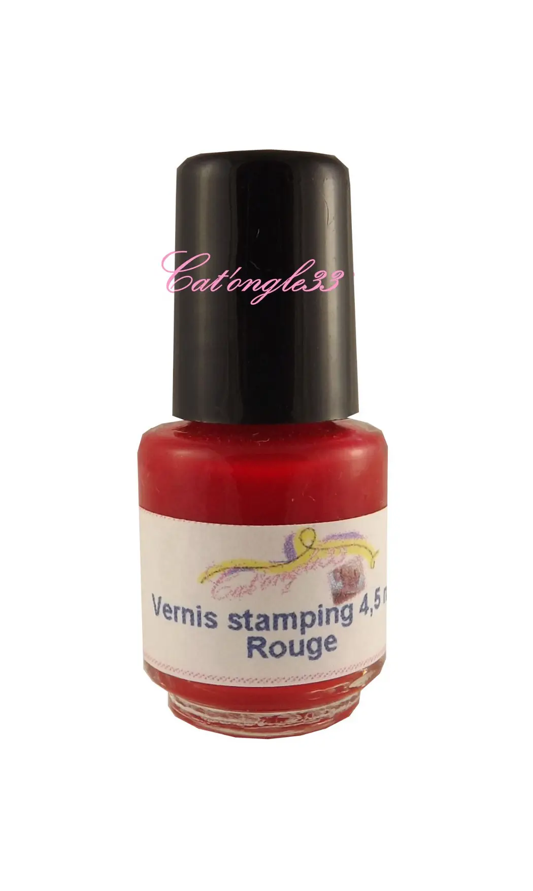 Mini vernis stamping 4,5 ml rouge