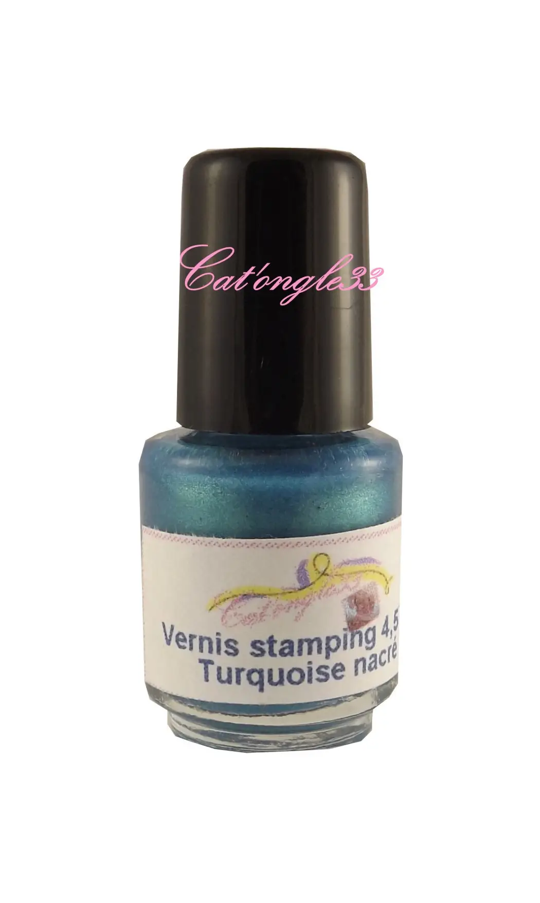 Mini vernis stamping 4,5 ml turquoise na