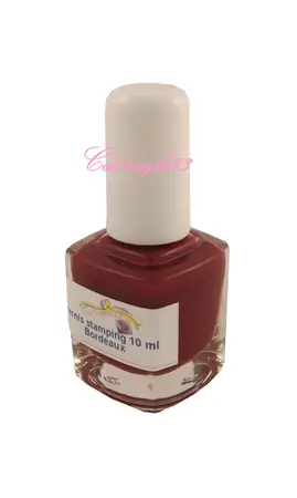 Vernis stamping 10 ml bordeaux