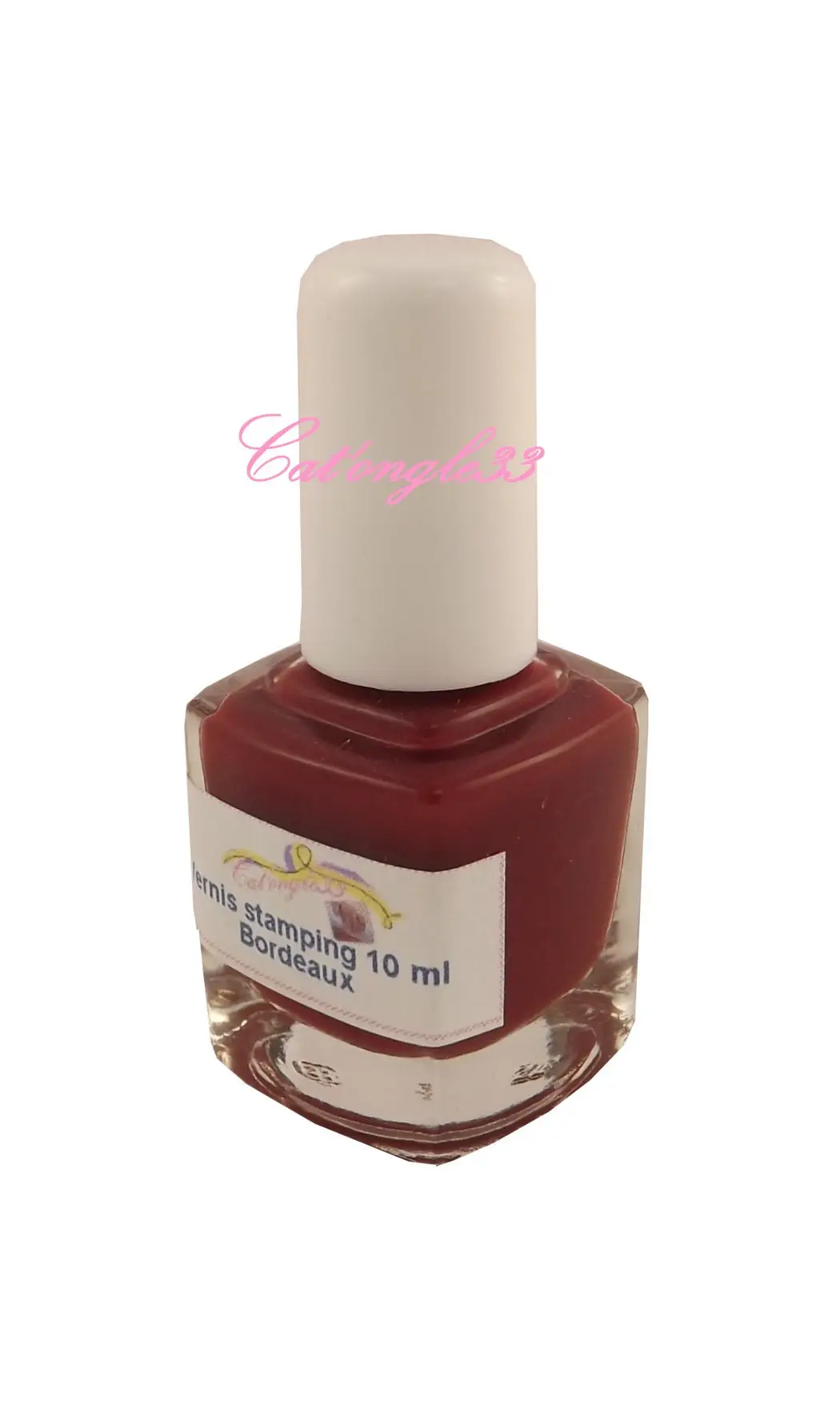 Vernis stamping 10 ml bordeaux