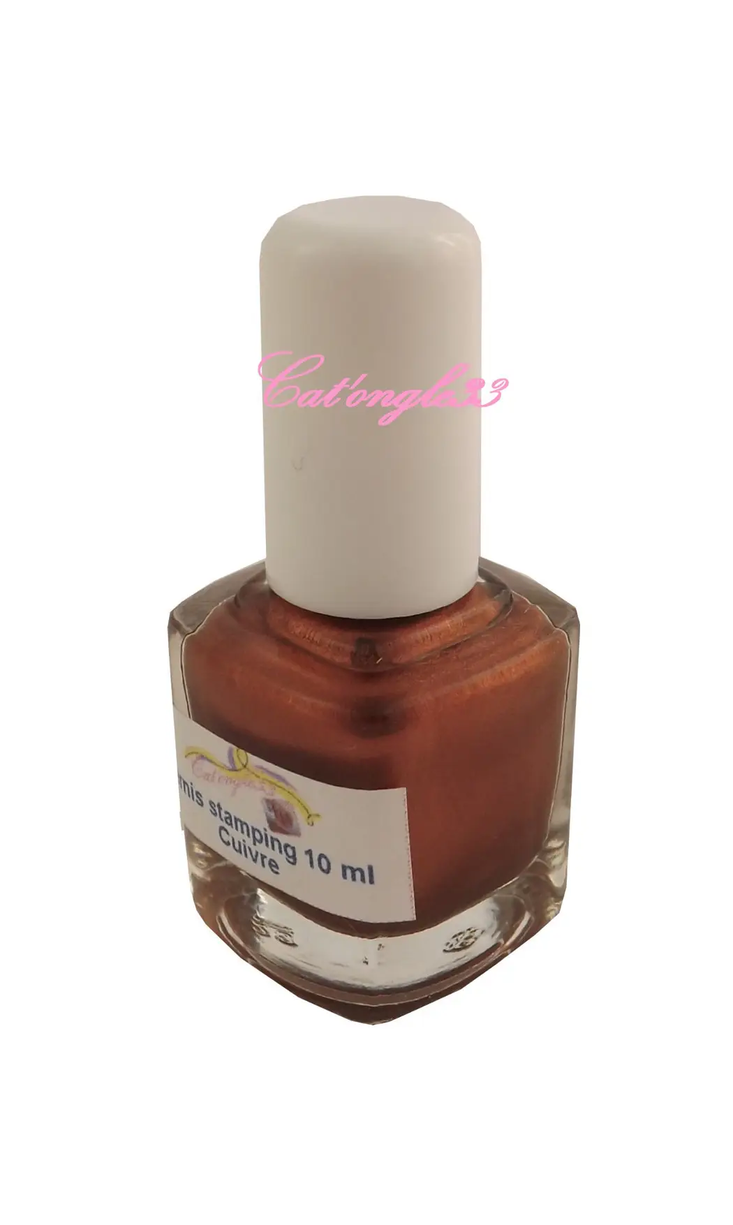 Vernis stamping 10 ml cuivre nacré