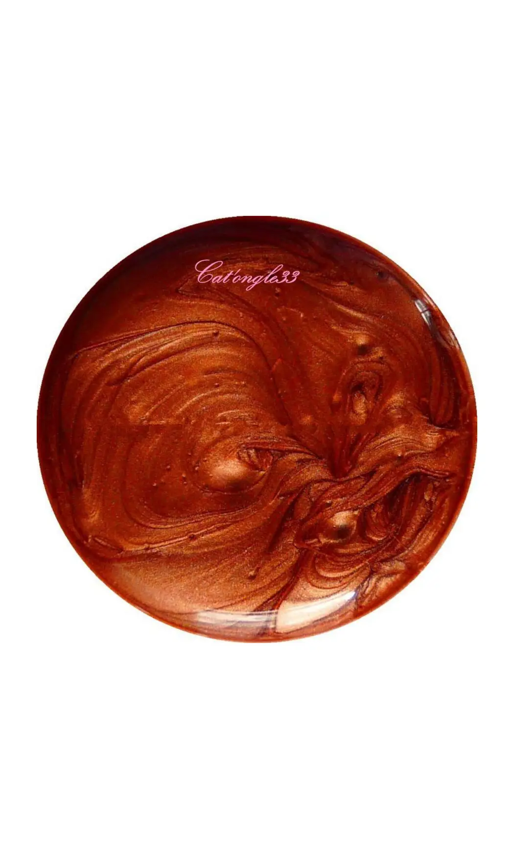 Vernis stamping 10 ml cuivre nacré