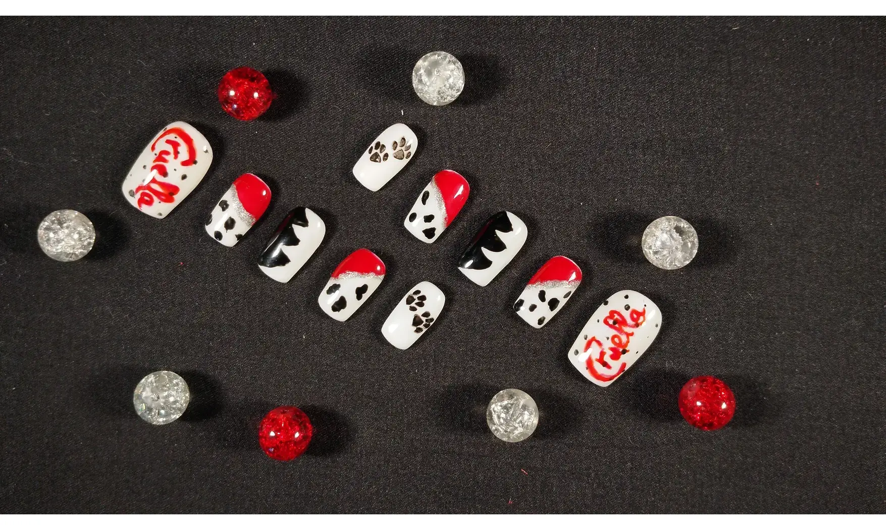 Press on nails Cruella - Taille XS