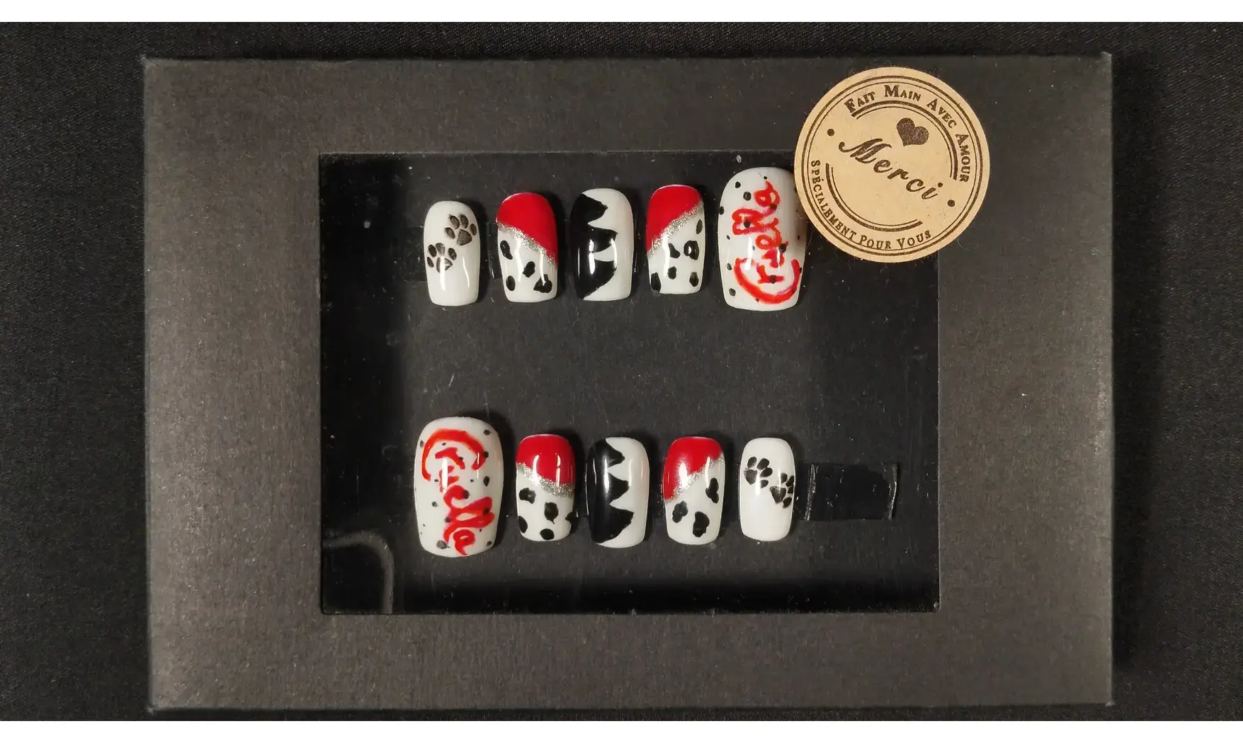 Press on nails Cruella - Taille XS