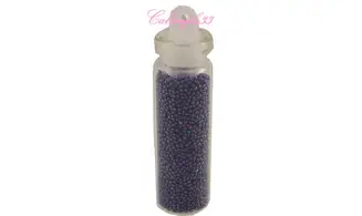 Tube micro perles bleu nuit