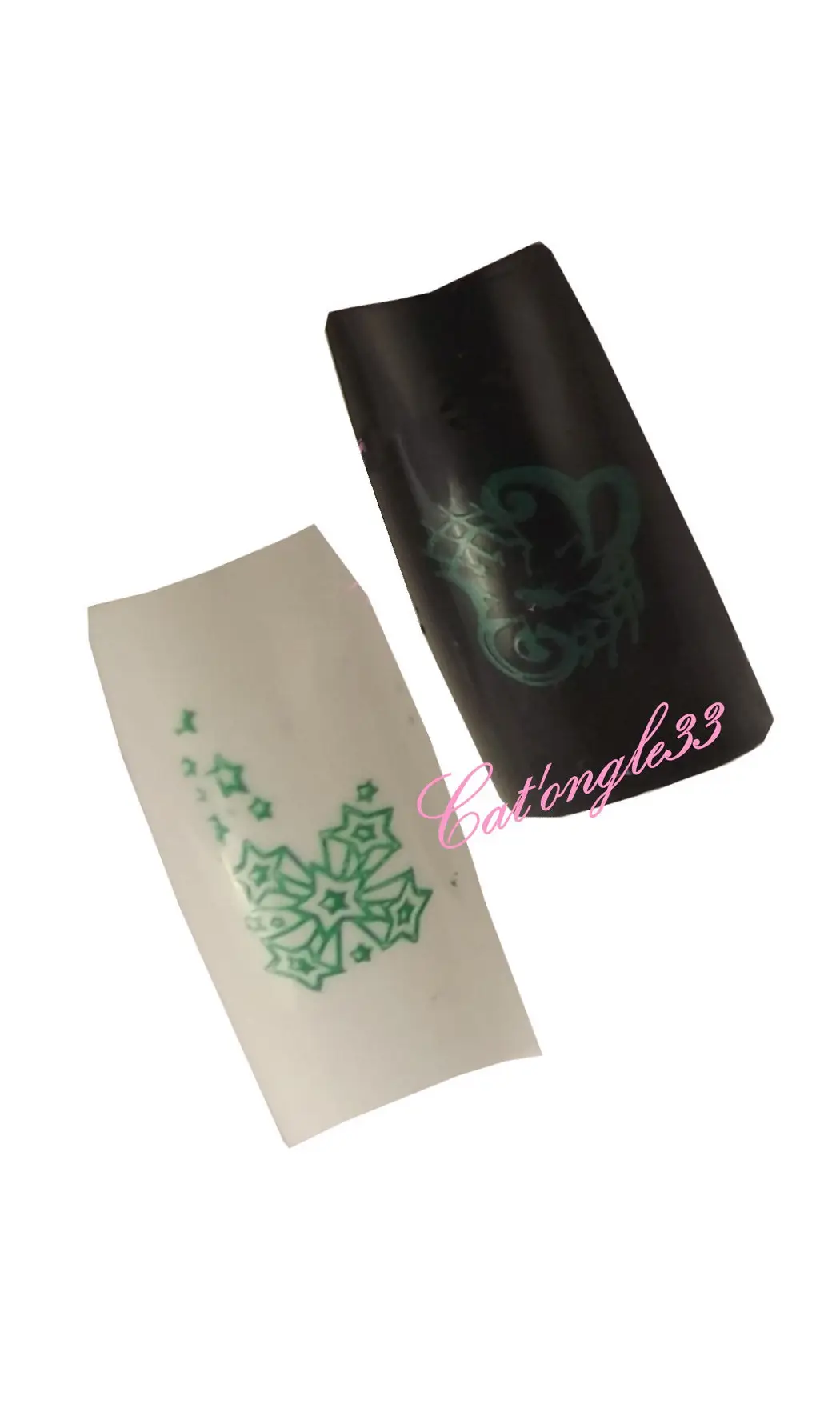 Vernis stamping 10 ml vert foncé nacré