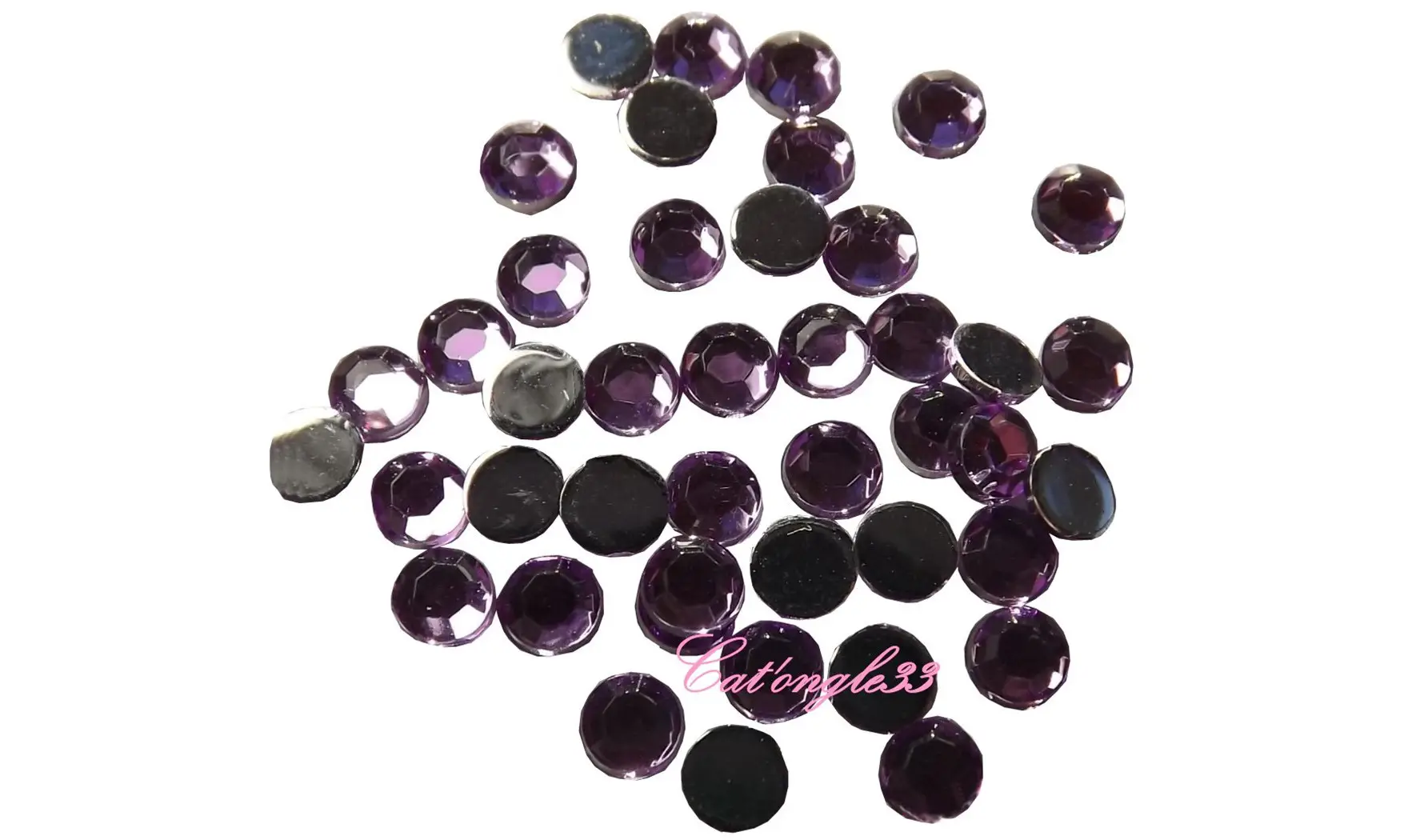 Strass rond parme 3mm