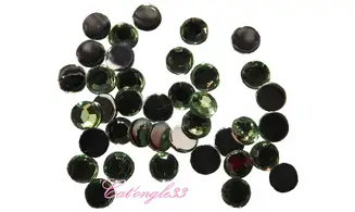 Strass rond vert clair 3mm