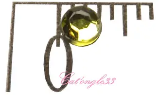 Strass rond vert mousse 3mm