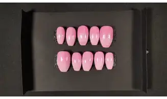 Press on nails Dégradé rose - Taille L