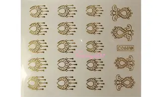 Water décal or baroque C066g