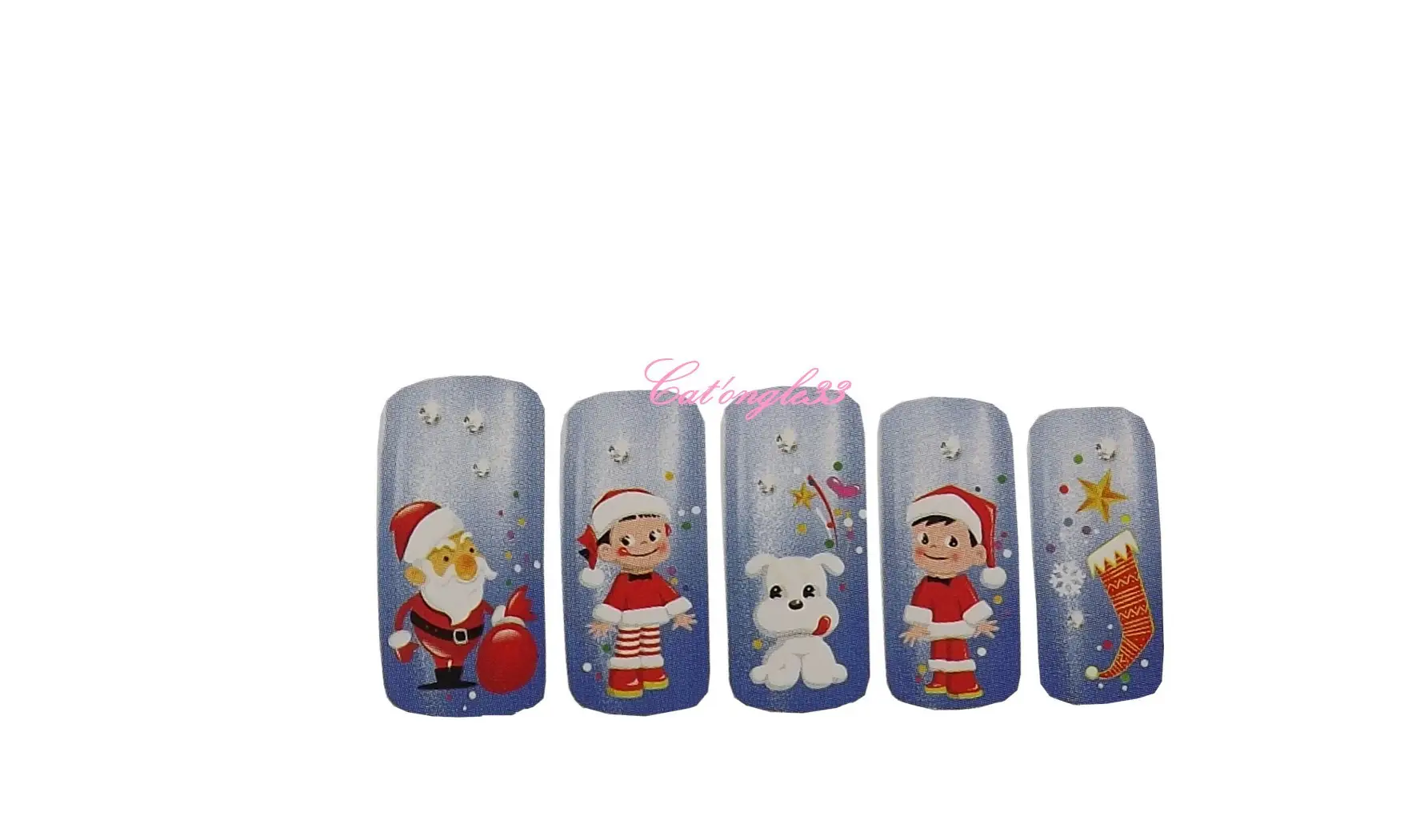 Water décal père noël K006
