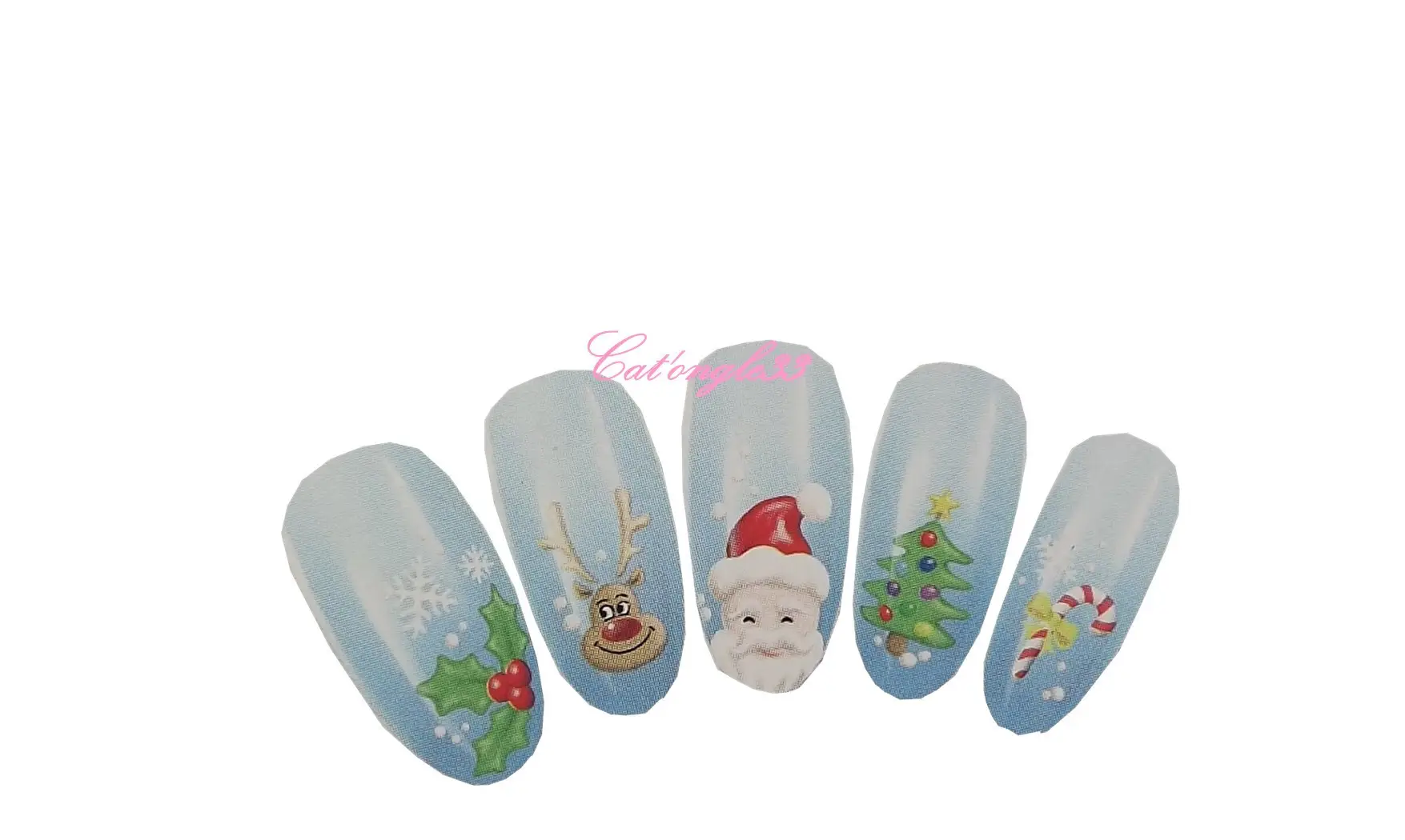 Water décal renne de noël K067