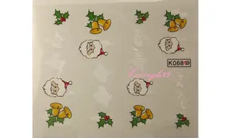 Water décal père noël K068