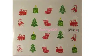 Water décal sapin de noël K092