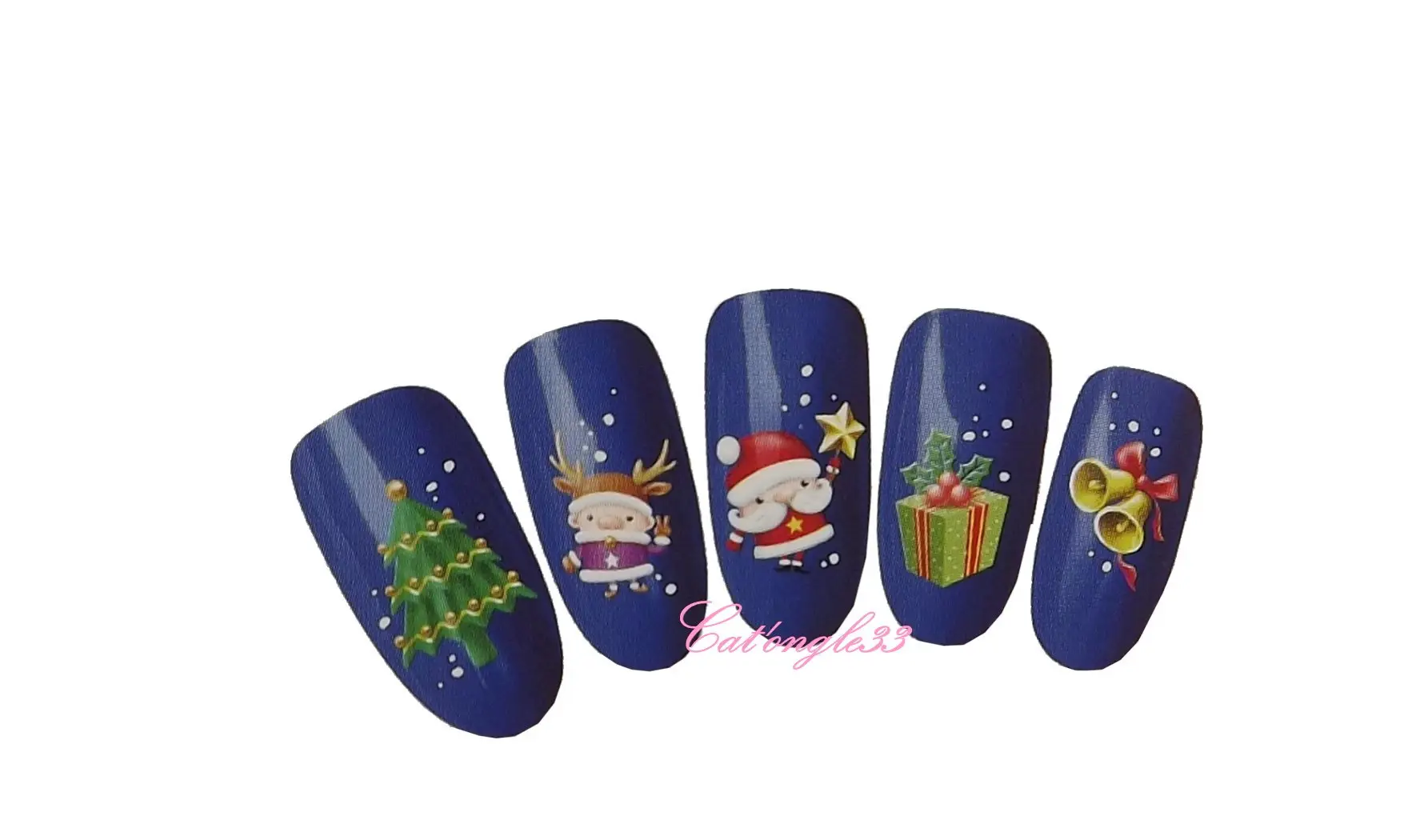 Water décal cadeaux de noël K095