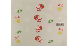 Water décal boule de noël K134