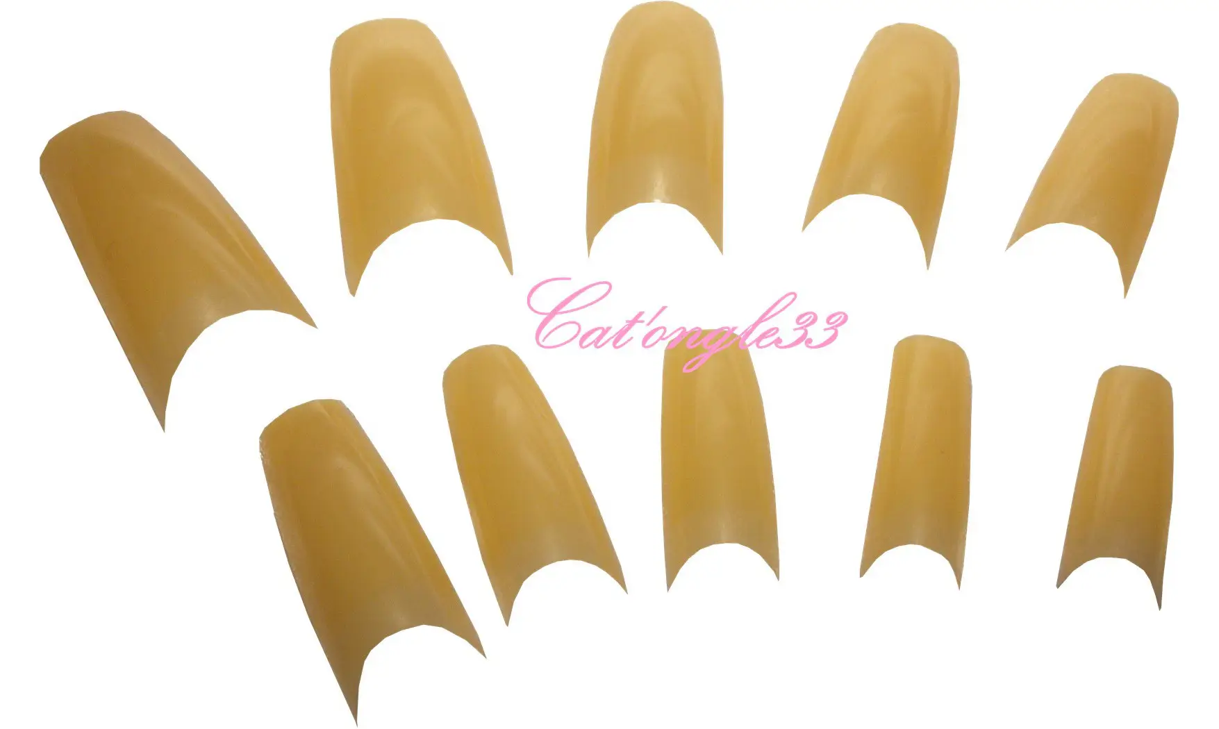 Capsules tips jaune orangé