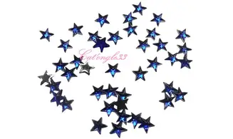 Strass étoile bleu roi