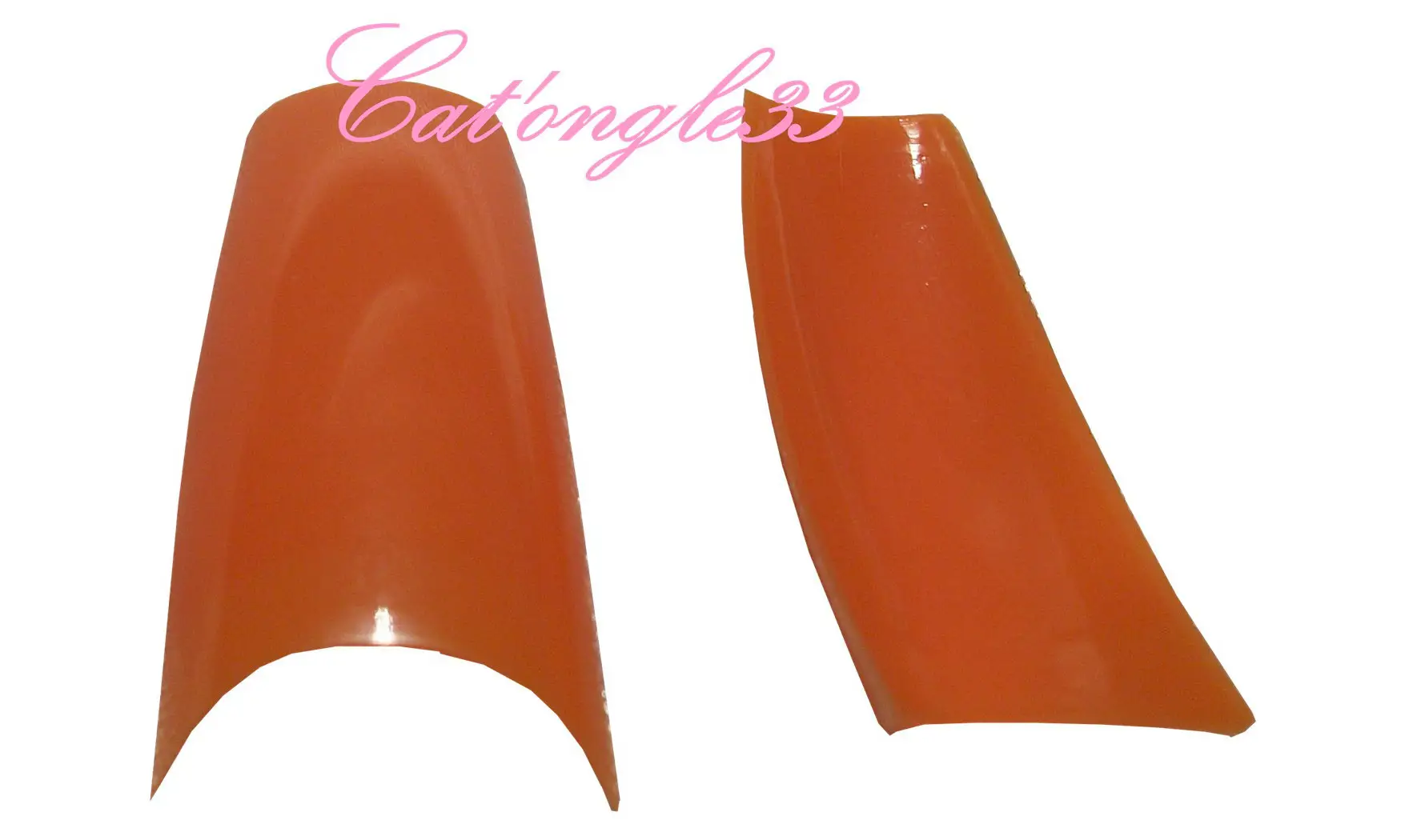 Capsules tips french orange