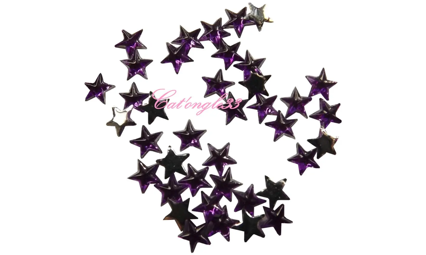 Strass étoile violet