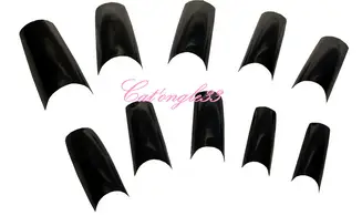 Capsules tips french noire