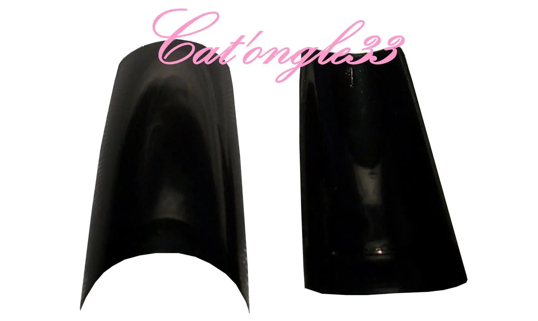 Capsules tips french noire