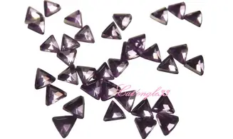 Strass triangle parme 3mm
