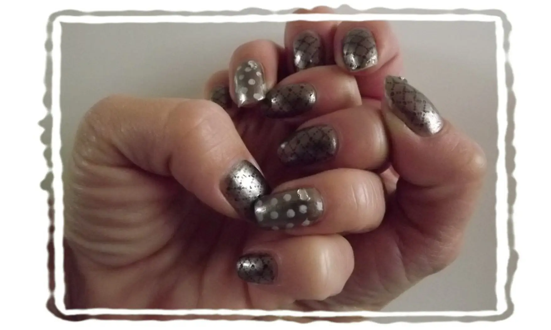 Strass noeud argent