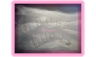 Capsules transparente grande encoche