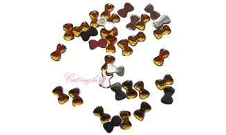 Strass noeud jaune
