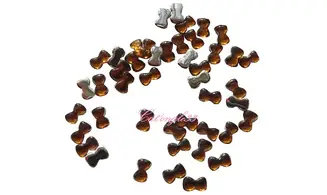 Strass noeud marron