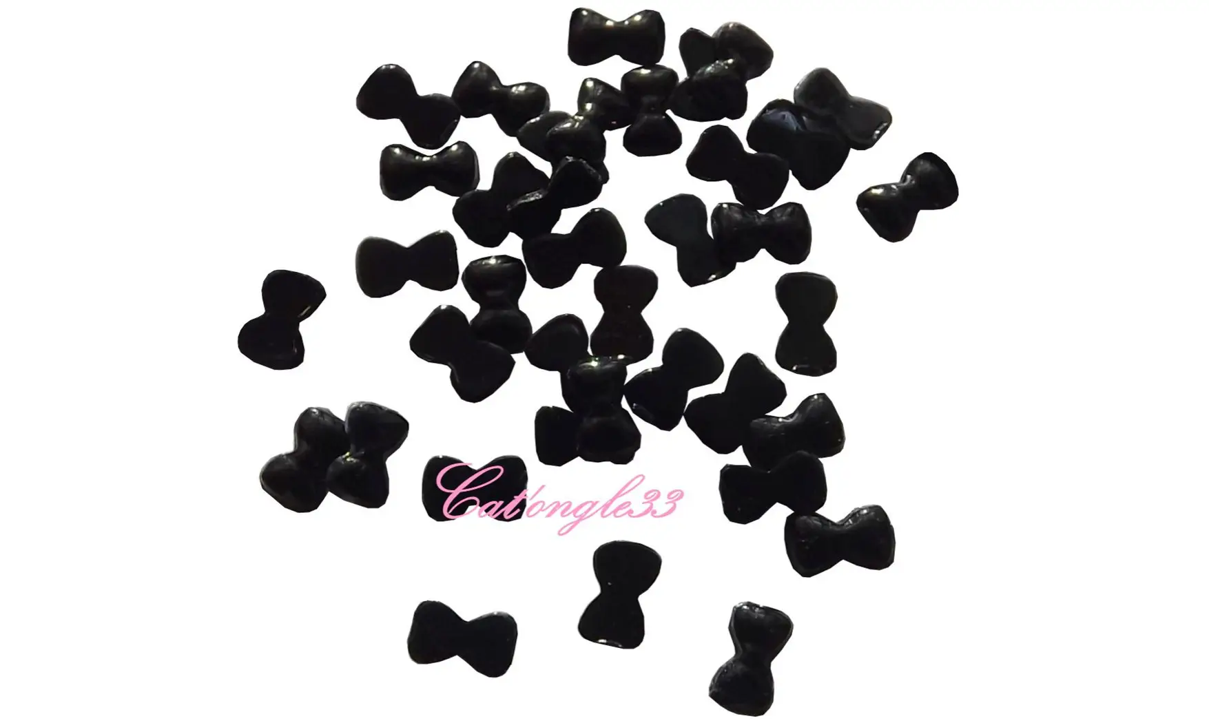 Strass noeud noir