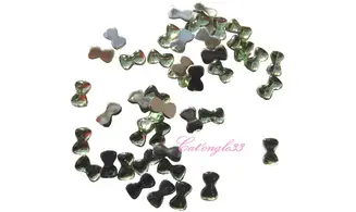Strass noeud vert clair