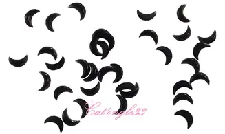 Strass lune noir