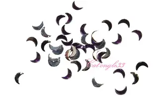 Strass lune violet