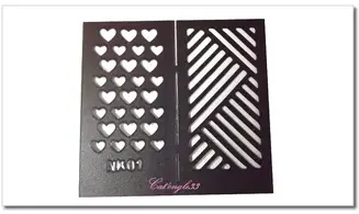 Pochoir auto-collant nail art NK01