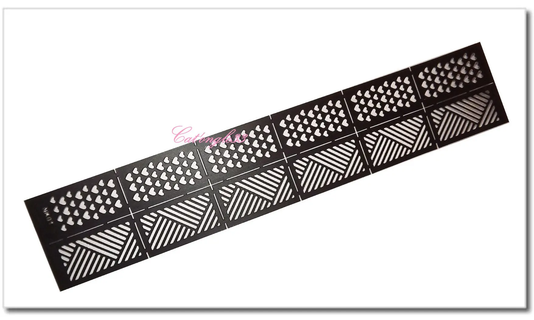 Pochoir auto-collant nail art NK01
