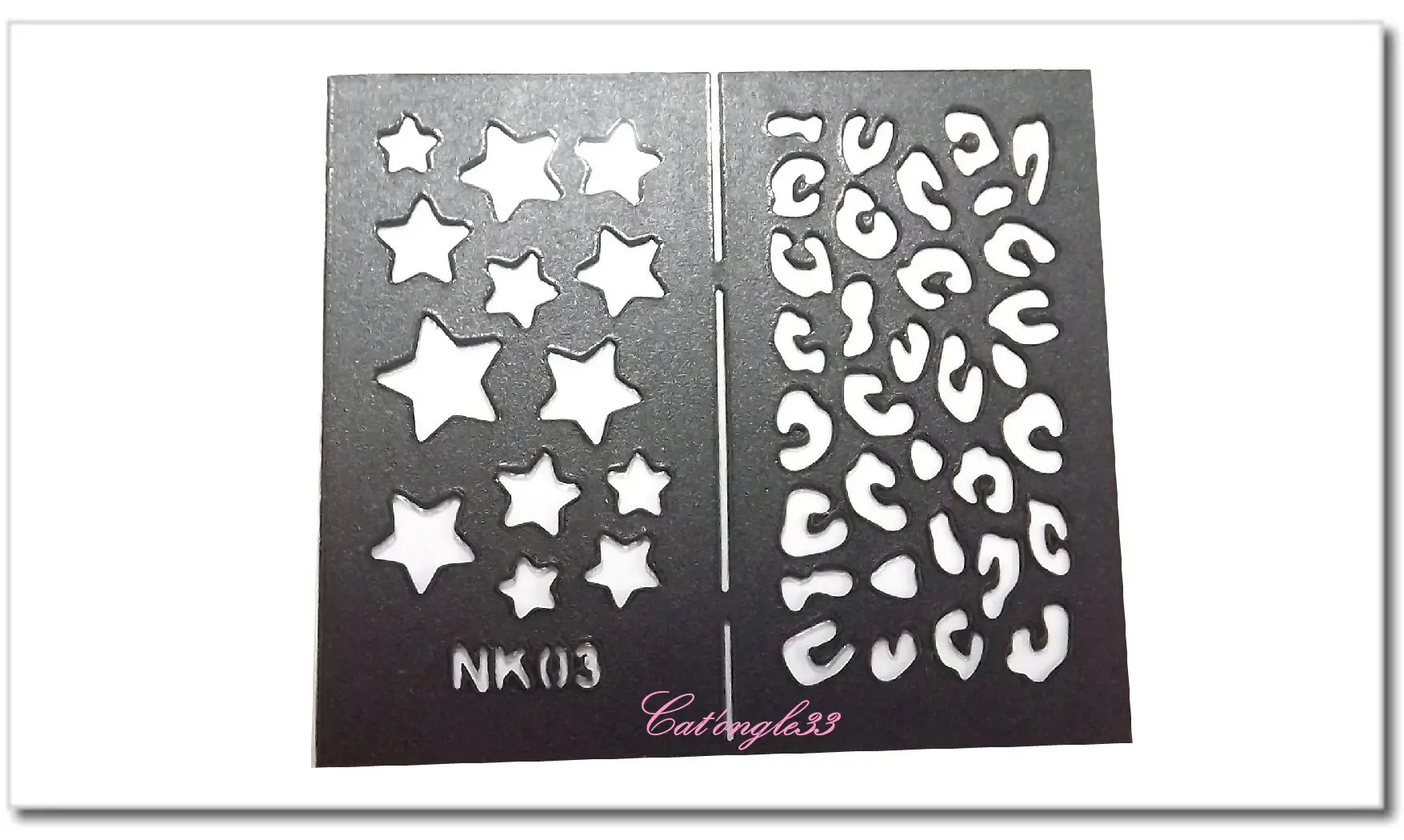 Pochoir auto-collant nail art NK03